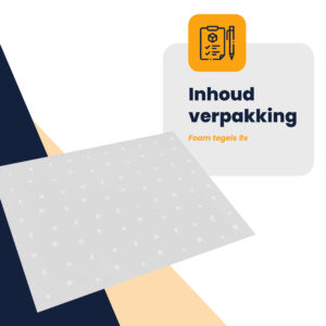 Speelmat Baby Sterretje & Maan 180 x 180 CM 9 Tegels Wit - Afbeelding 8