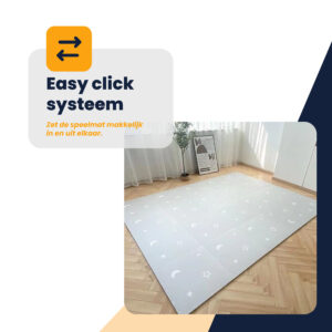 Speelmat Baby Sterretje & Maan 180 x 180 CM 9 Tegels Wit - Afbeelding 7