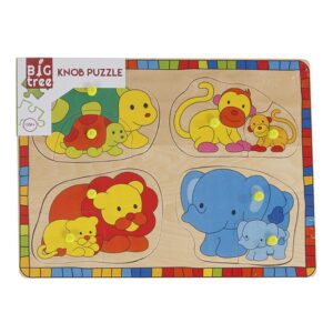 Big Tree Houten Inlegpuzzel Dieren Assorti - Afbeelding 2