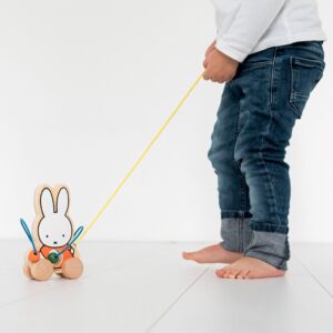 Nijntje Houten Trekfiguur Met Kralen - Afbeelding 2